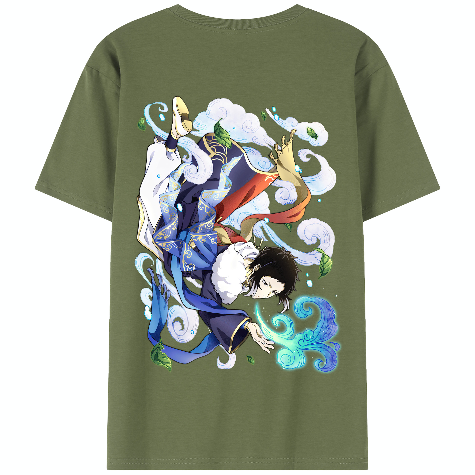 （画像用） 文豪ストレイドッグス Bungo Stray Dogs 綿100％半袖Tシャツ（背面プリント）